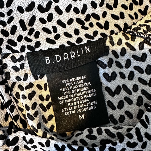 B Darlin Grey And Black Sleeveless Party/Cocktail Above The Knee Dress NWT - Picture 3 of 5